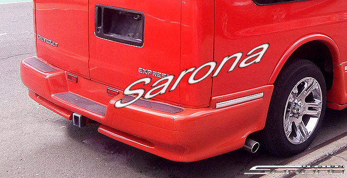 Custom Chevy Express Van  All Styles Rear Bumper (1996 - 2024) - $650.00 (Part #CH-028-RB)